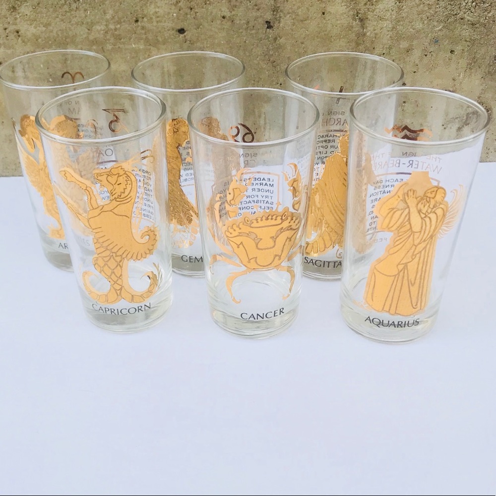 Vintage astrology glasses